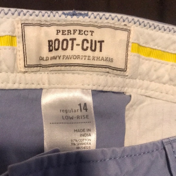 Old Navy Lt Blue khakis - Picture 4 of 4